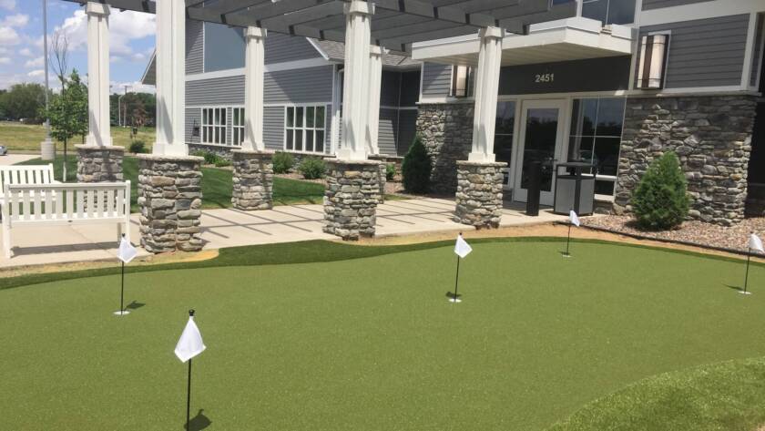backyard artificial turf upgrade